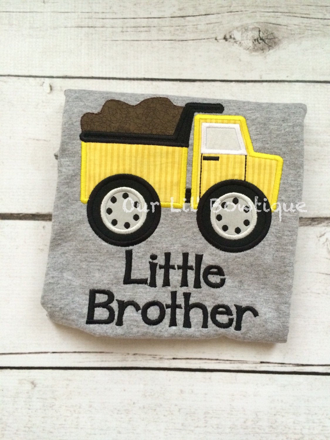 Dump Truck Birthday Shirt: Personalized Construction Theme