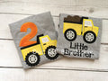 Dump Truck Birthday Shirt: Personalized Construction Theme