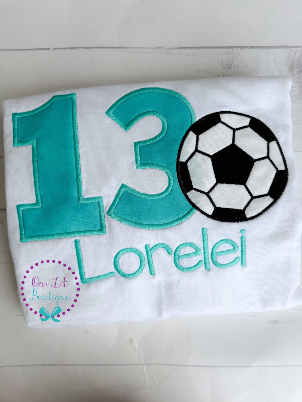 Soccer Birthday Shirt - Soccer Appliqué - Soccer Birthday