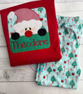 PRE-ORDER Christmas Trees - Christmas PJs- Pajamas- Personalized Christmas PJs - Christmas Cookies - Matching Christmas Pajamas