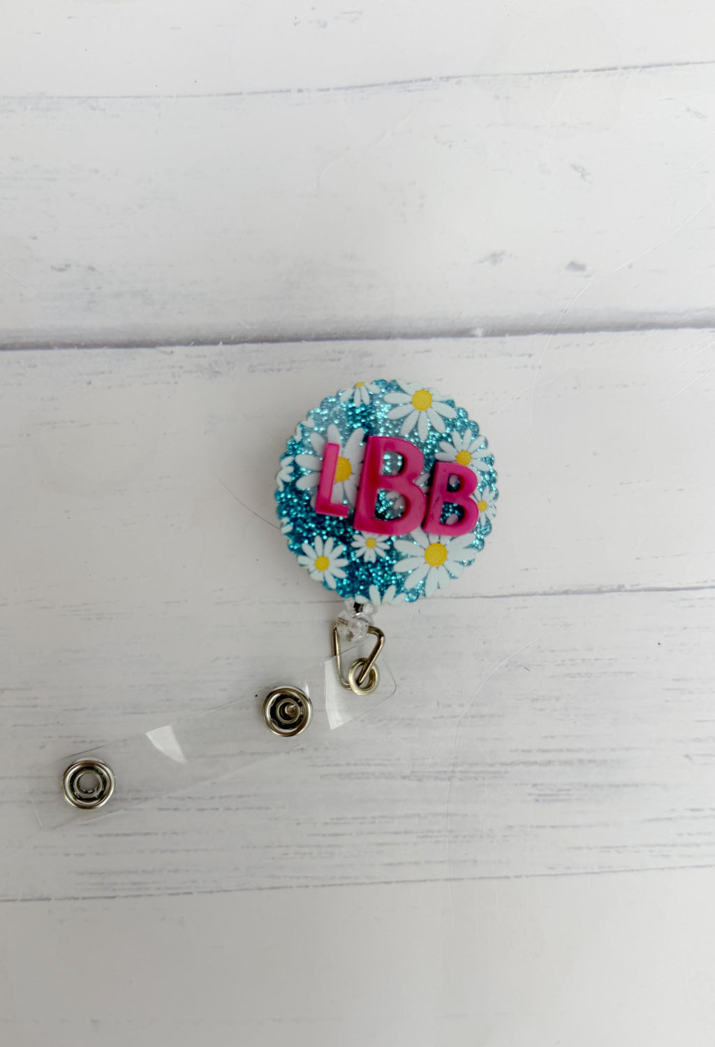 Bow Acrylic Badge Reel | School Color Badge Reel | Teacher Badge Reel | Nurse Badge Clip | Retractable ID Holder | Gift for Educators