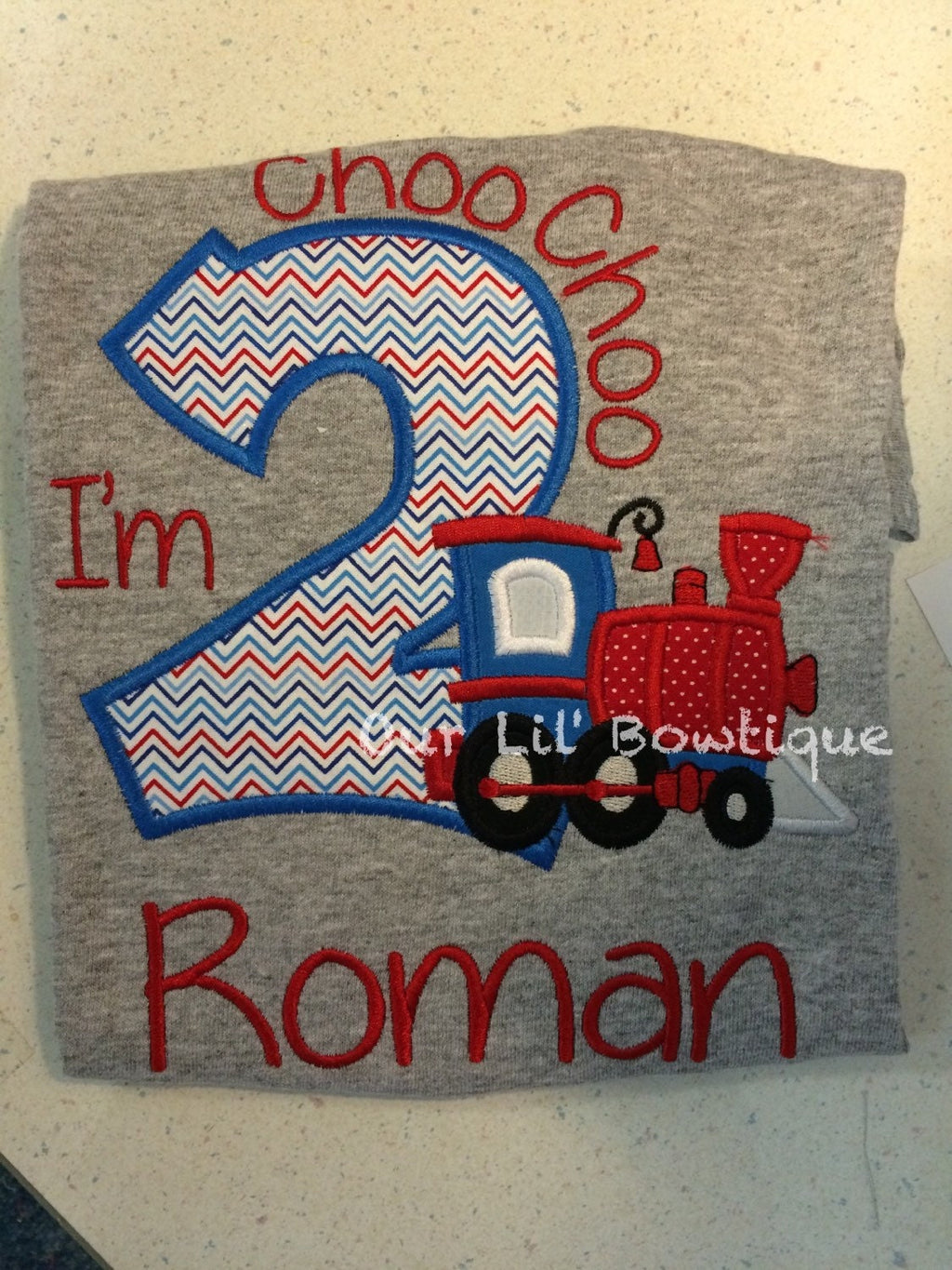 Choo Choo I'm 2 - Train Shirt - Train - Birthday - Boy Train Shirt - Personalized Train Shirt - Birthday Train - Boy Train Shirt