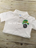 Leprechaun Hat Monogram Polo - St. Patrick's Day Shirt