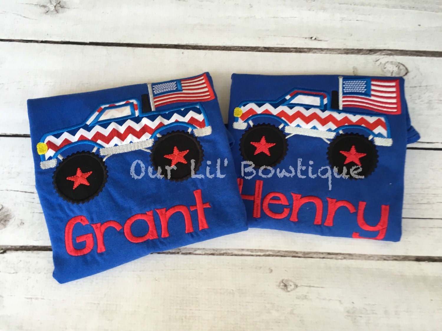 4th of July Boy Truck Shirt - 4th Of July T-Shirt - Fireworks - Boys 4th of July Shirt - Baby 4th of July Shirt - Personalized - Truck Shirt