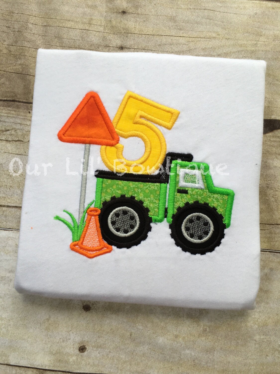Personalized Dump Truck Birthday Shirt: Construction Party Tee