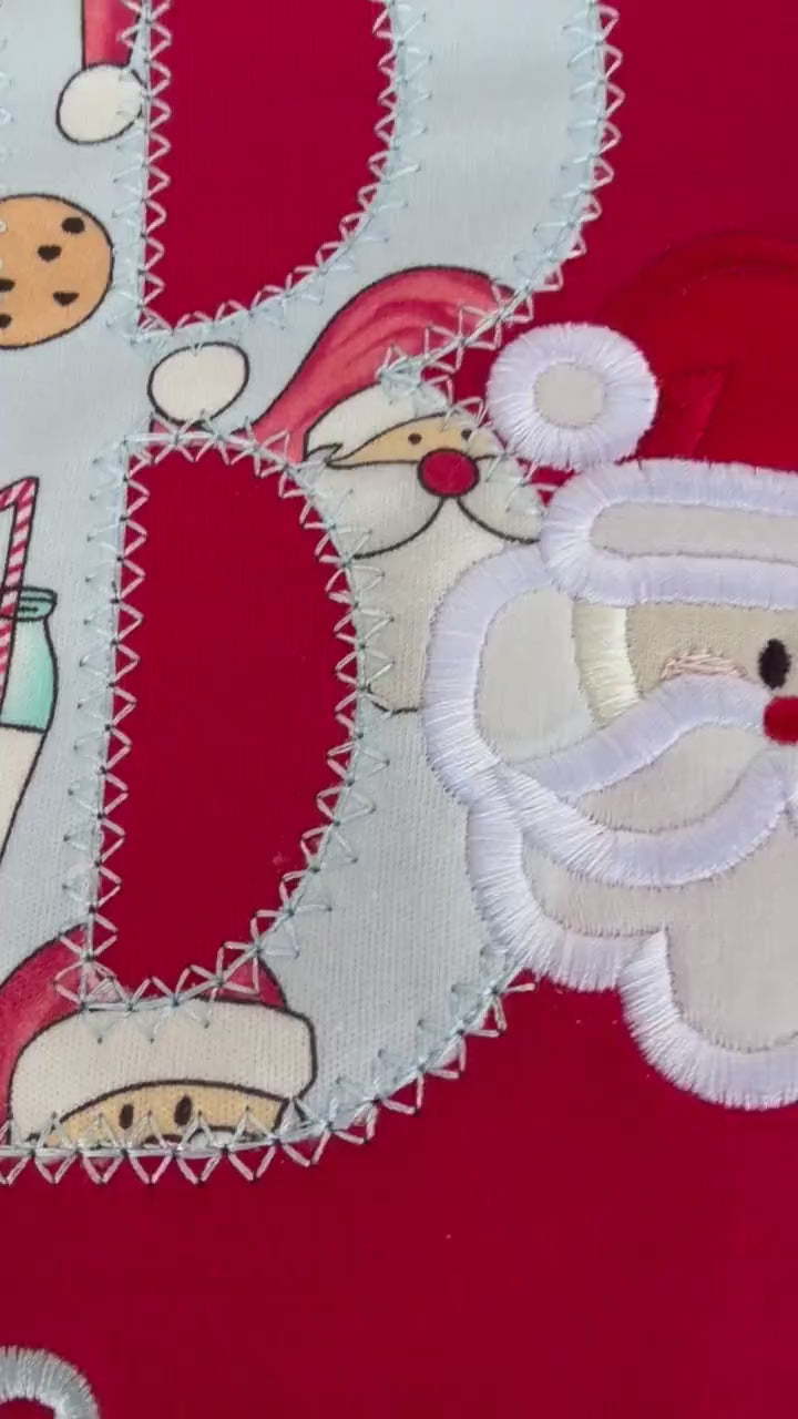 PRE-ORDER Santa Pajamas - Christmas Pajamas -  Santa PJs-Girls Christmas Pajamas - Boys Christmas Pajamas - Santa Christmas - Matching PJS