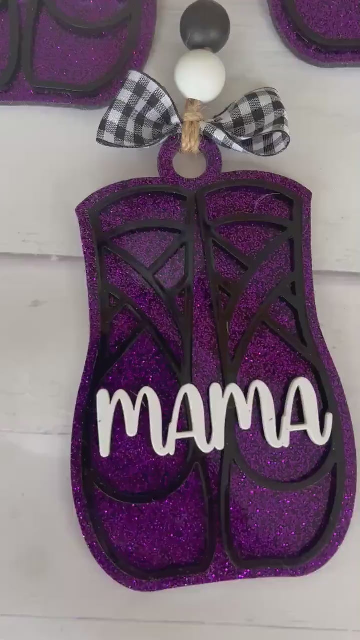 Dance Car Charm - Dance Mama - Car Charm - Dance Ornament -  Acrylic Car Charm - Soccer Team Gift - Dance Teacher - Sports Car Charm