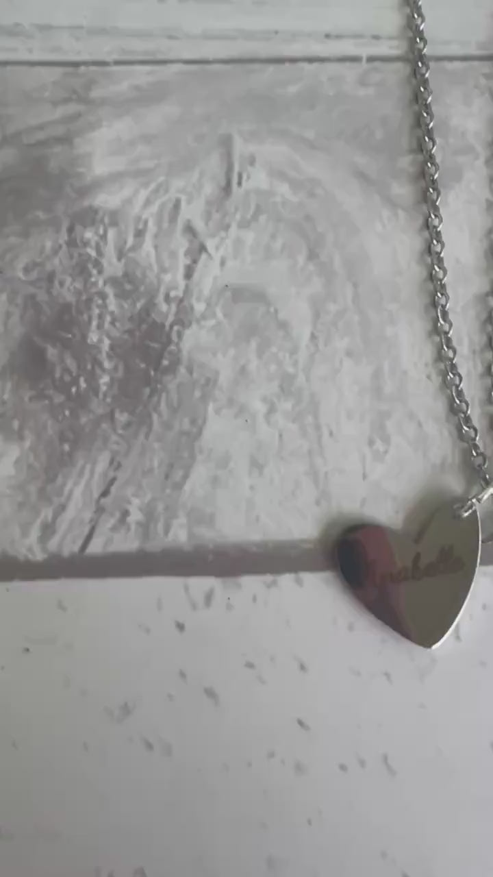 Gymnastics Necklace - Personalized Necklace - Metal Necklace - Gifts for Mom - Mothers Day Gift - Monogram Gift - Gymnastics Gift