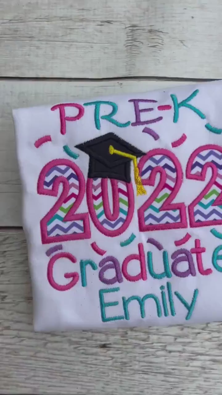 Graduation Shirt - Pre-K Graduation Shirt - Preschool Grad - Grad Shirt -Personalized Grad Shirt - Kindergarten Graduation - 2026 Grad - VPK