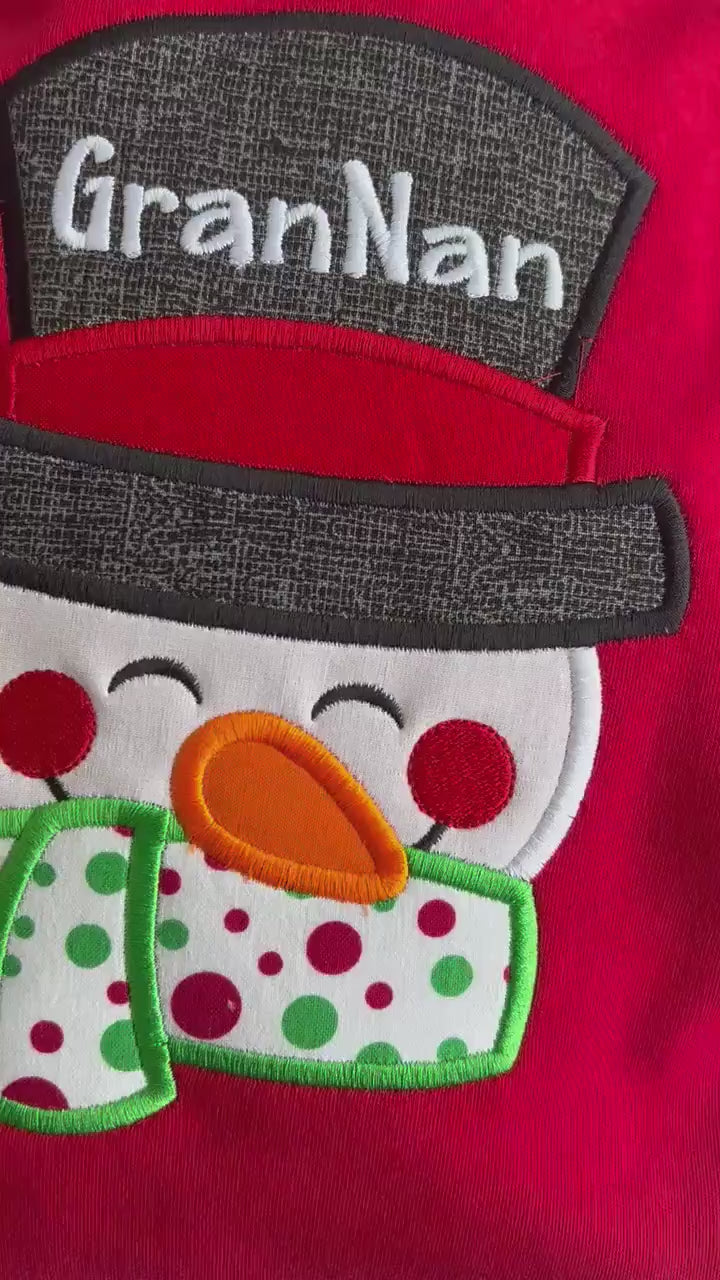 PRE-ORDER Snowman Pajamas - Christmas Pajamas -  Santa PJS - Family Christmas Pajamas - Snowman - Blue Pajamas