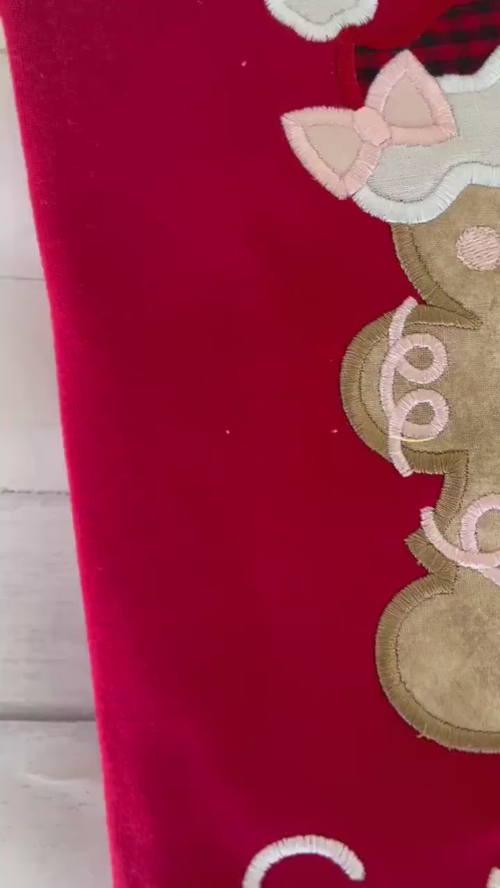 PRE-ORDER Gingerbread Pajamas - Christmas PJs- Pajamas- Personalized Christmas PJs - Christmas Gingerbread- Matching Christmas Pajamas