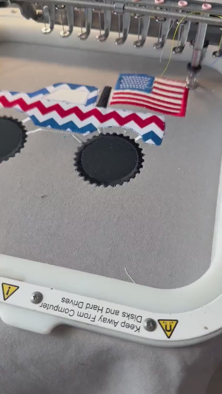 4th of July Boy Truck Shirt - 4th Of July T-Shirt - Fireworks - Boys 4th of July Shirt - Baby 4th of July Shirt - Personalized - Truck Shirt