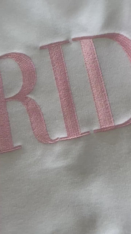 Bride Embroidered Sweatshirt: Bridal Shower Gift