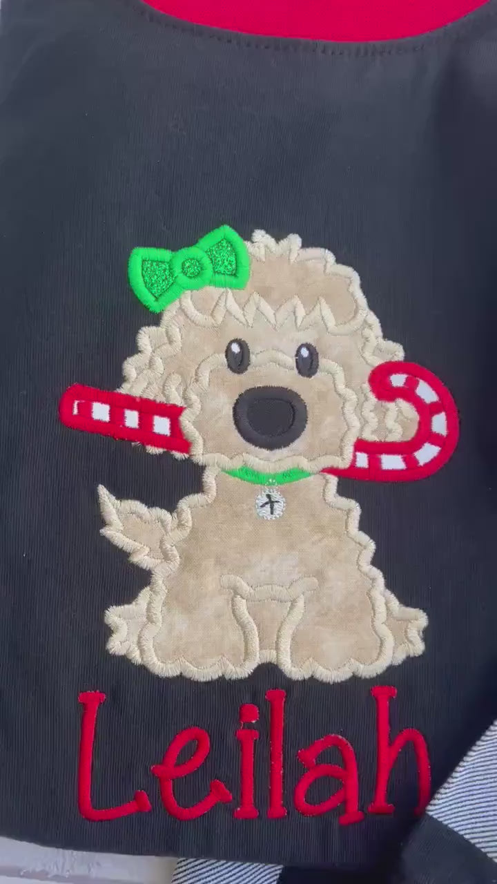 PRE-ORDER Christmas Dog Pajamas - Christmas PJs- Pajamas- Personalized Christmas PJs - Christmas Puppy Pjs- Matching Christmas Pajamas