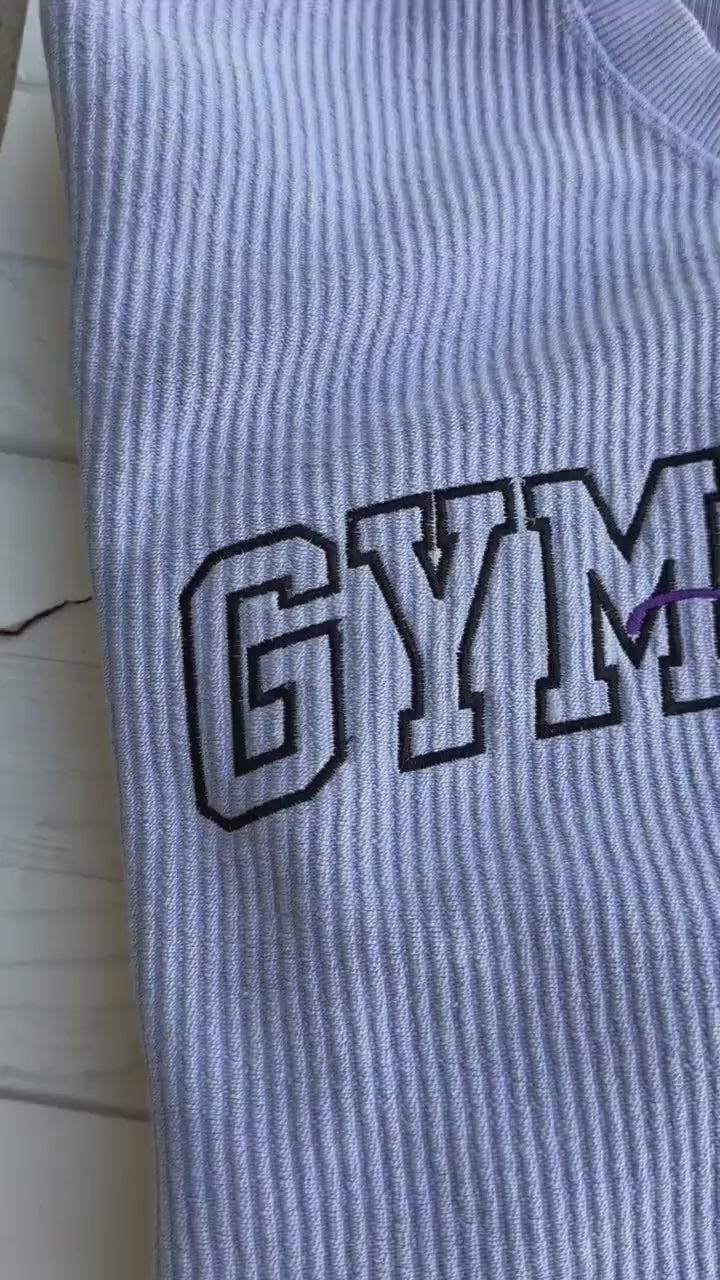 Gymnastics Mom Sweatshirt - Gymnast - Corded Sweatshirt - Gymnastics Grandma