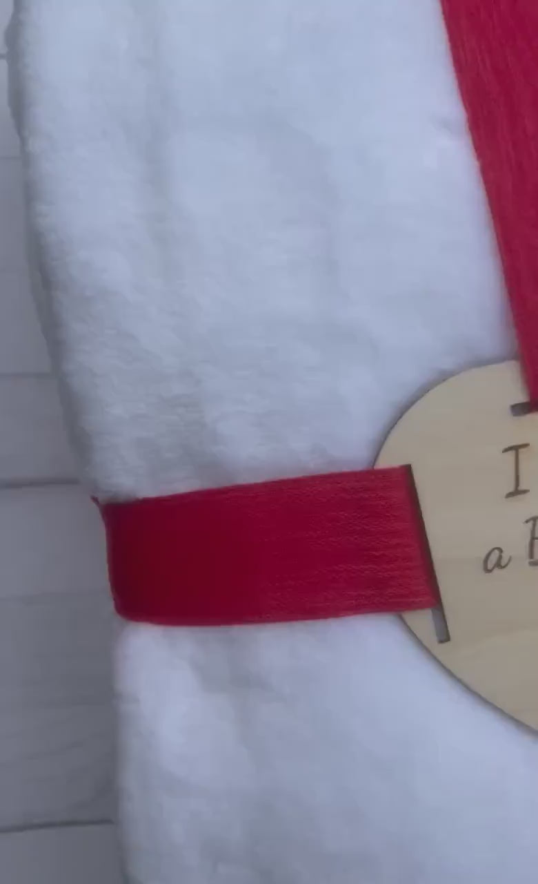 Wood Blanket Tag - Valentine Blanket Tag - Blanket tag - Housewarming - Holiday gift - Home decor - Gift Tag - Teacher gift - Gift for Her