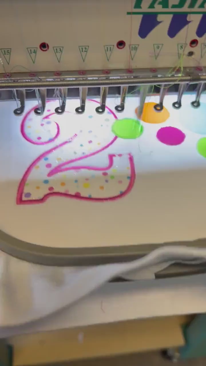 Personalized Bubble Birthday Shirt: Wand & Colorful Bubbles