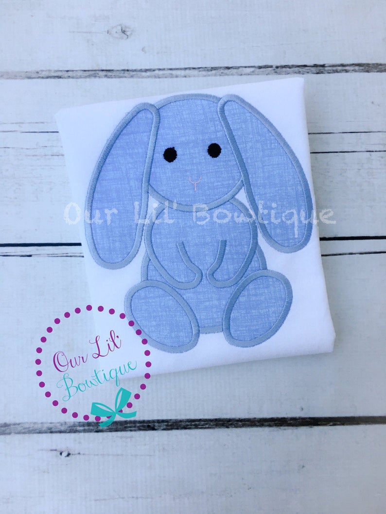 Floppy Bunny Easter Shirt - Personalized Easter Shirt