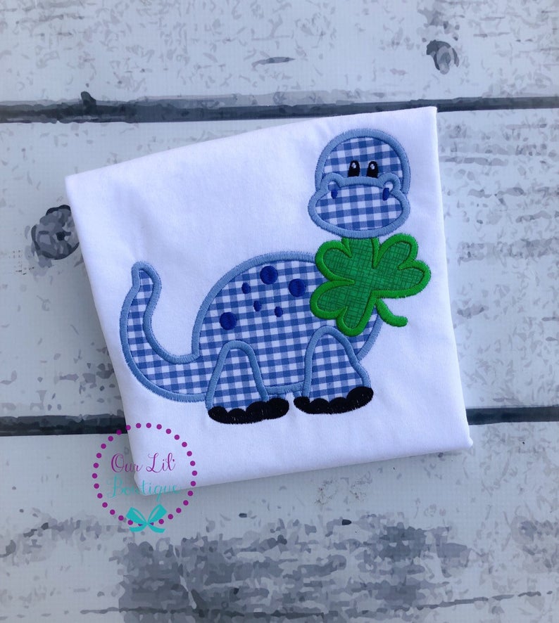 St Patricks Day Dinosaur Shirt