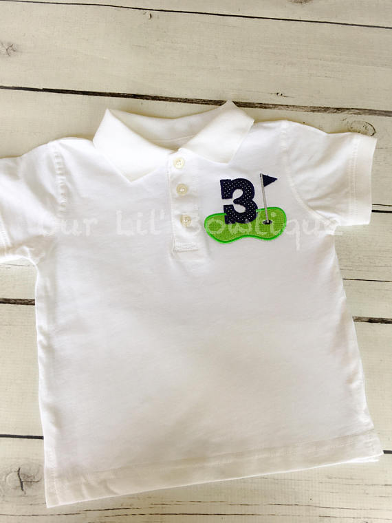 Golf Birthday Shirt Boys Birthday Shirt Personalized Birthday
