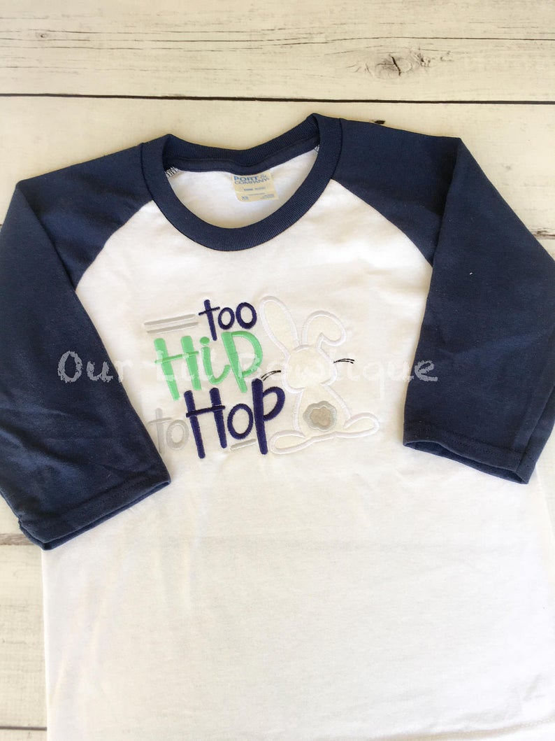 Too Hip To Hop - Personalized Easter Shirt