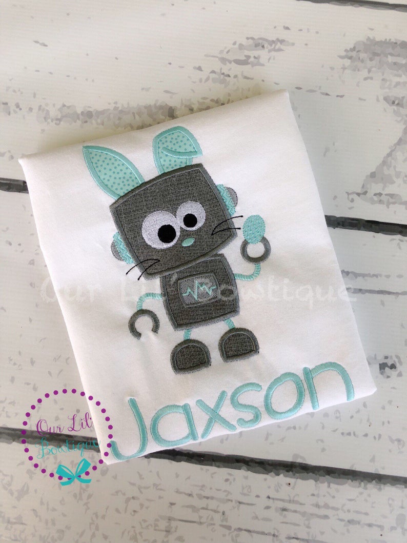 Easter Robot Shirt - Personalized Easter Shirt