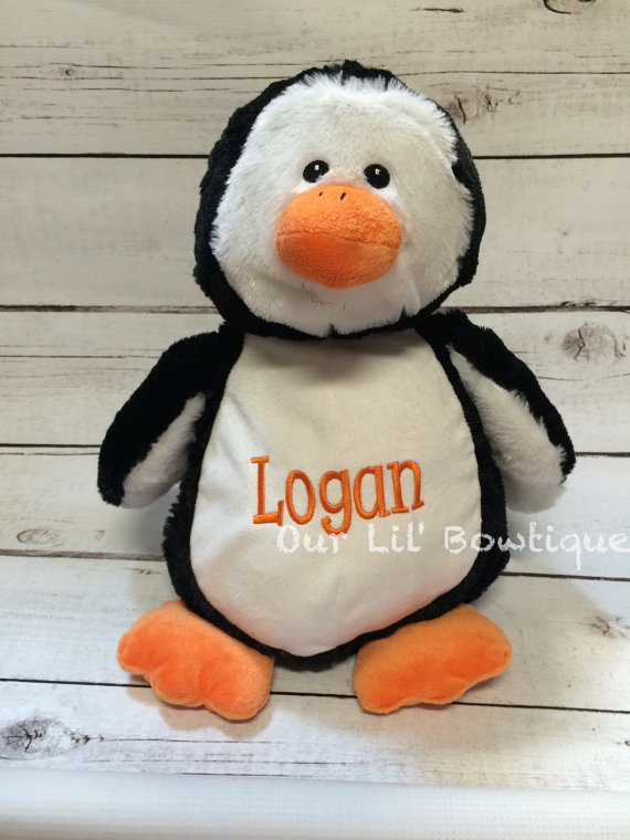Penguin - Personalized Stuffed Animal - Personalized Animal - Personalized Penguin