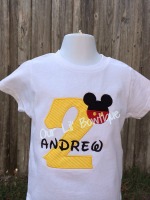 Oh Two-dles Birthday Shirt - Mickey Birthday Shirt - Mickey Mouse Clubhouse Birthday